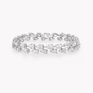 Pear Shape Diamond Bracelet