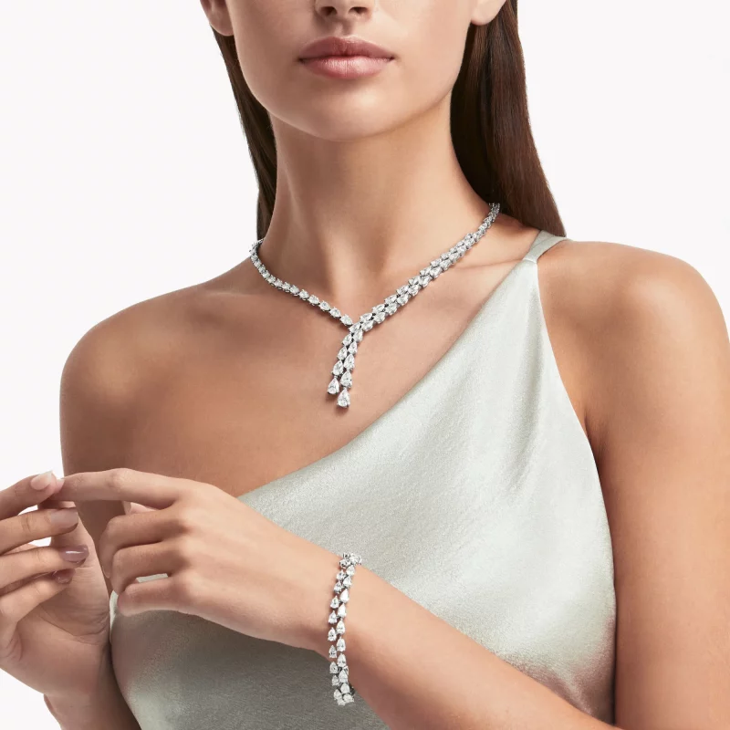 Pear Shape Diamond Bracelet – Bild 3